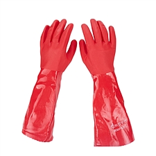 东亚 保暖家用手套 (红) 10副/包  802F-40